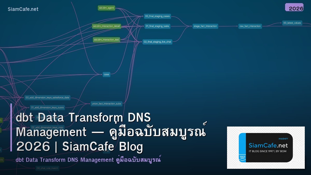 dbt data transform dns management