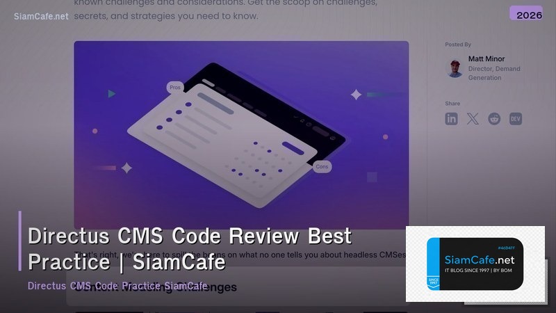 directus cms code review best practice