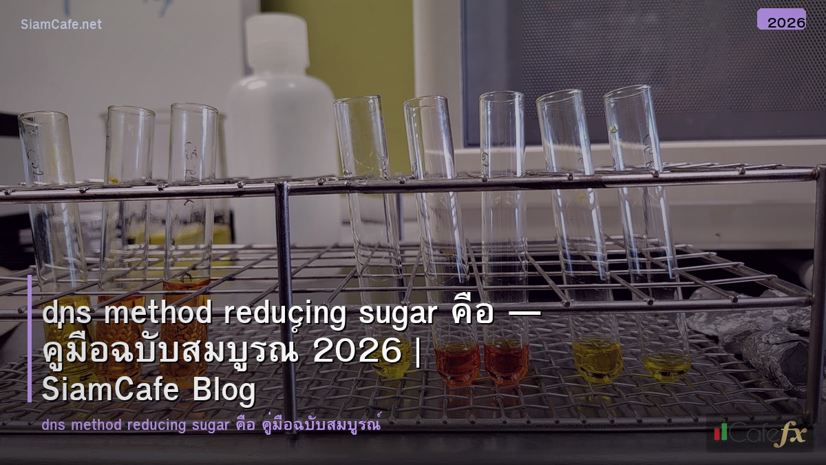 dns method reducing sugar คอ