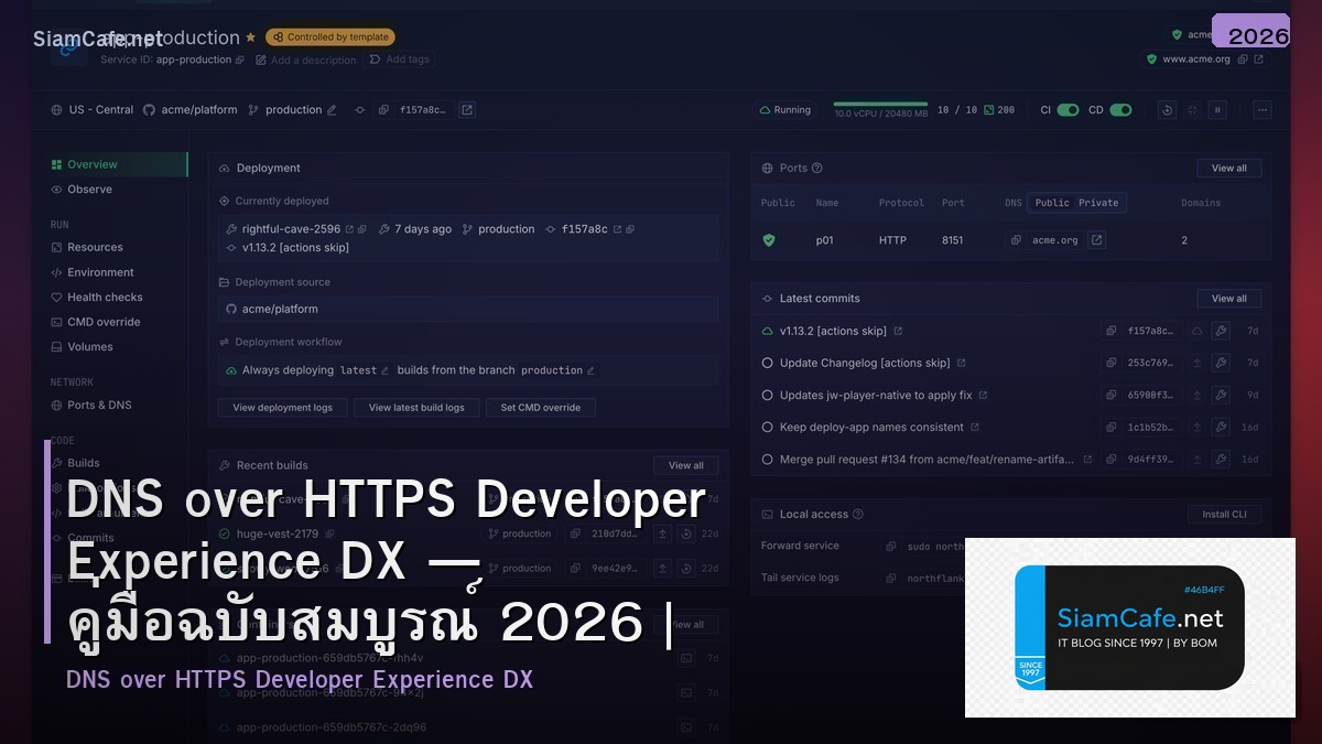 dns over https developer experience dx