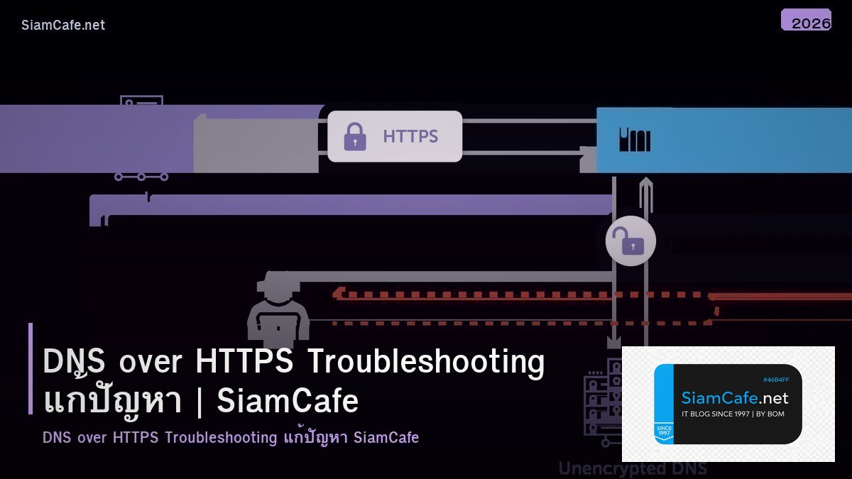 dns over https troubleshooting แกปญหา
