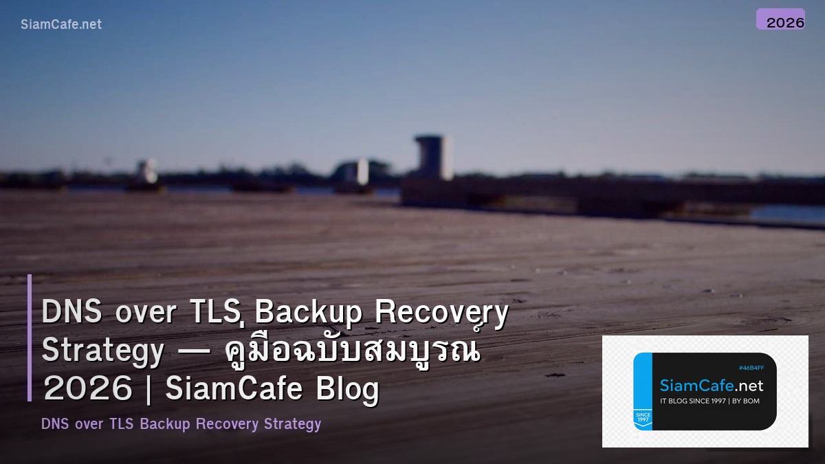 dns over tls backup recovery strategy