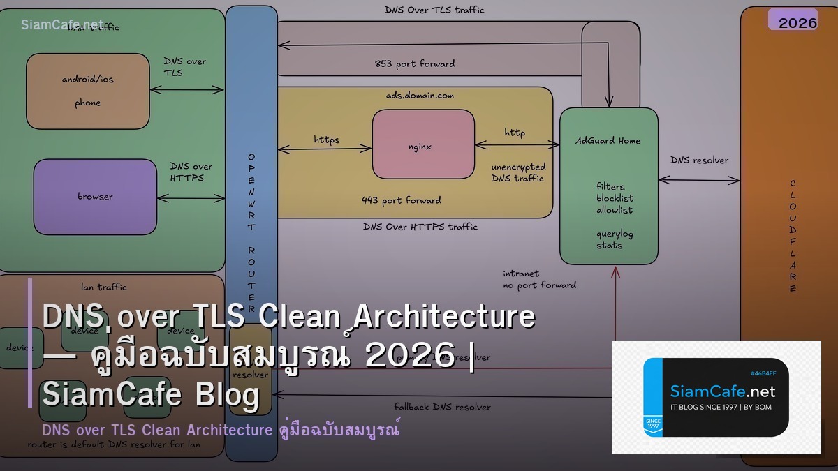 dns over tls clean architecture