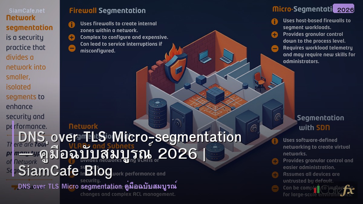 DNS over TLS Micro-segmentation — คู่มือฉบับสมบูรณ์ 2026