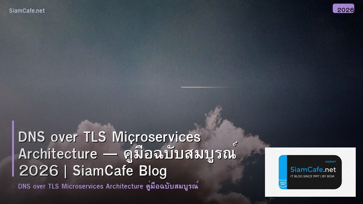 dns over tls microservices architecture
