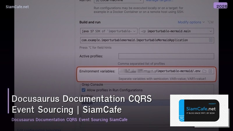 docusaurus documentation cqrs event sourcing