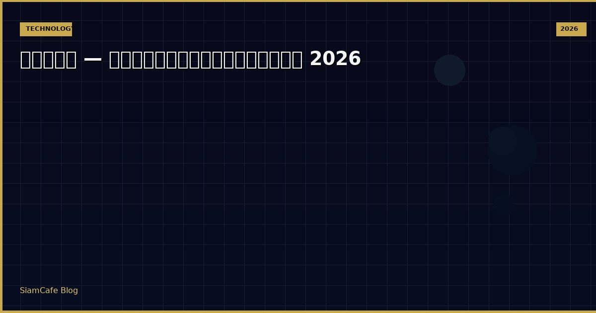 อนาคต — คู่มือฉบับสมบูรณ์ 2026