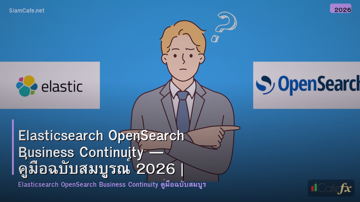elasticsearch opensearch business continuity