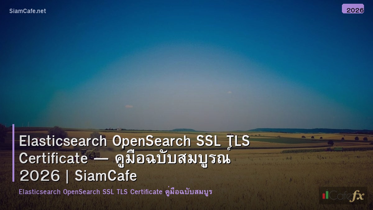 elasticsearch opensearch ssl tls certificate