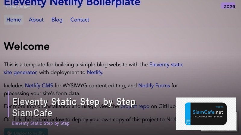 eleventy static สำหรบมอใหม step by step