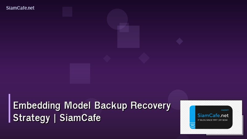 embedding model backup recovery strategy