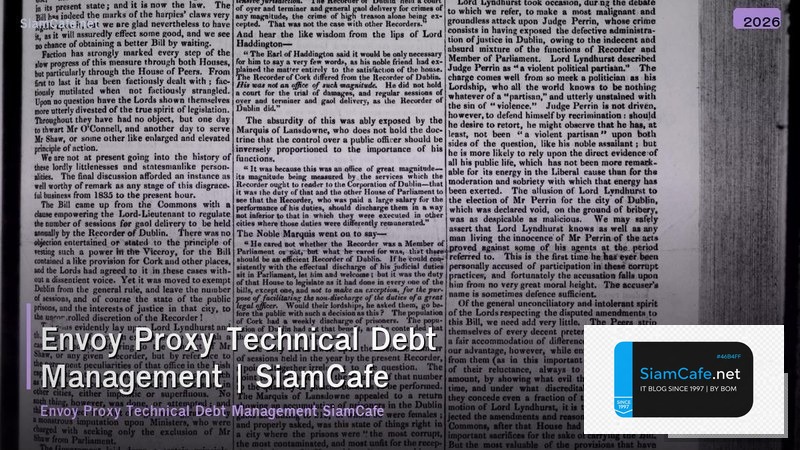envoy proxy technical debt management