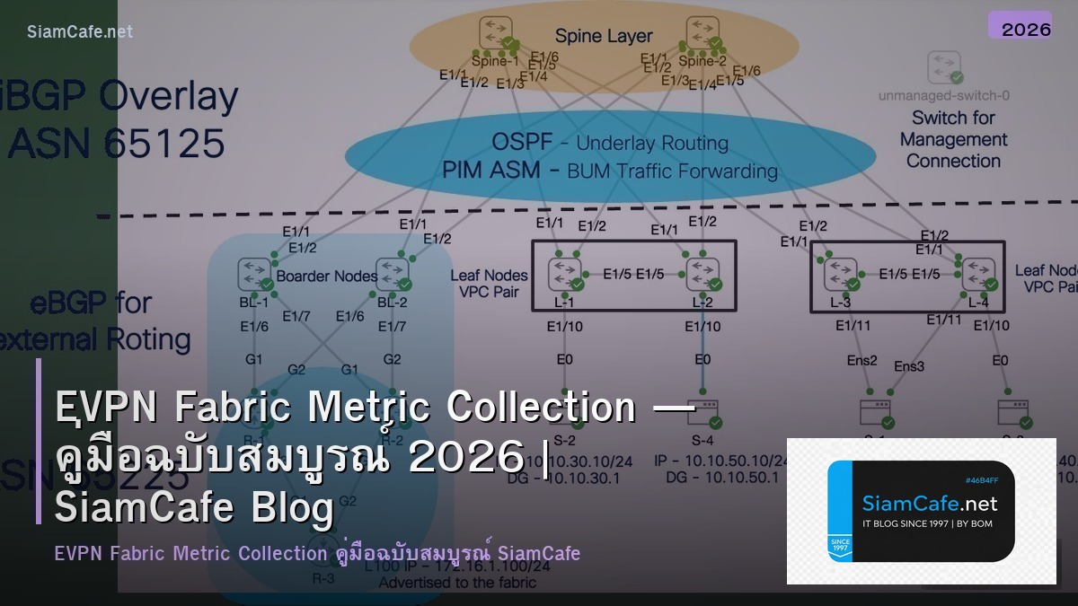 evpn fabric metric collection