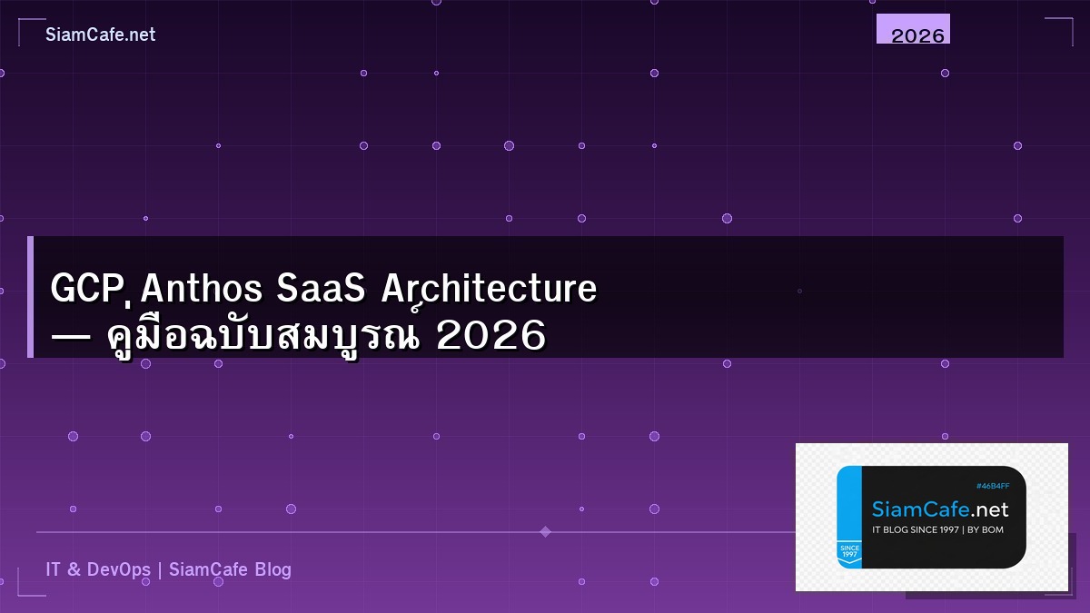gcp anthos saas architecture