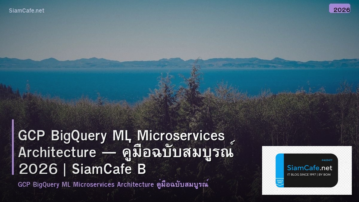 gcp bigquery ml microservices architecture