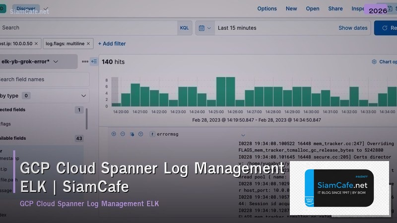 gcp cloud spanner log management elk