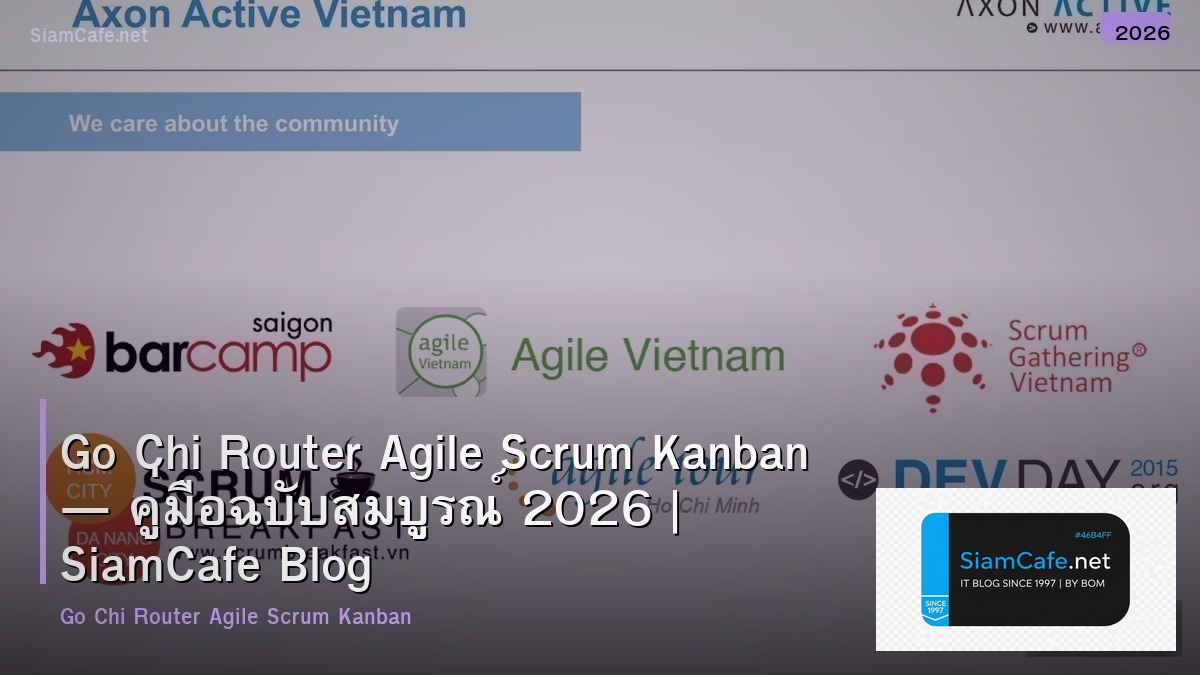 go chi router agile scrum kanban