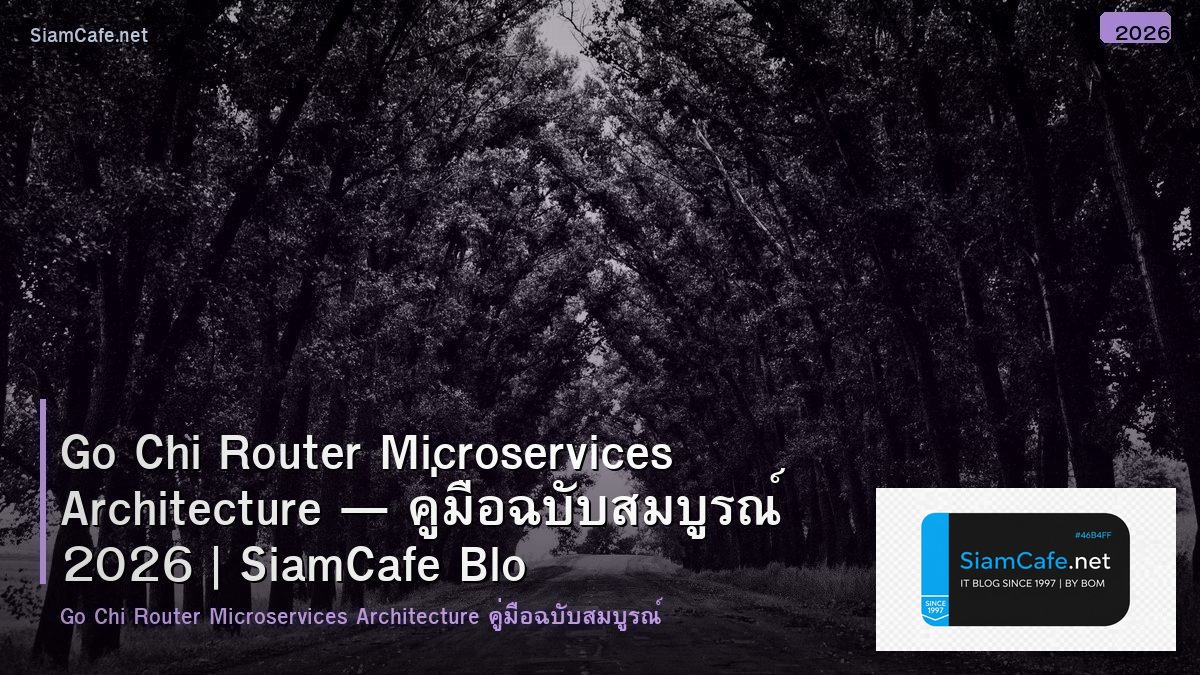 go chi router microservices architecture