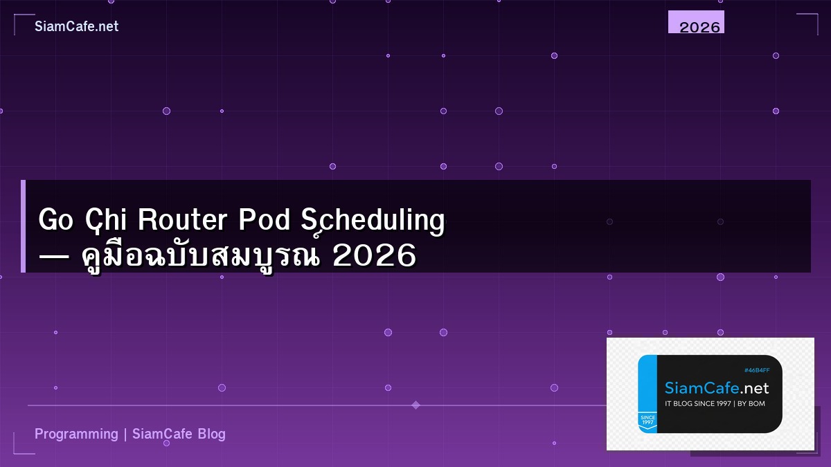 go chi router pod scheduling