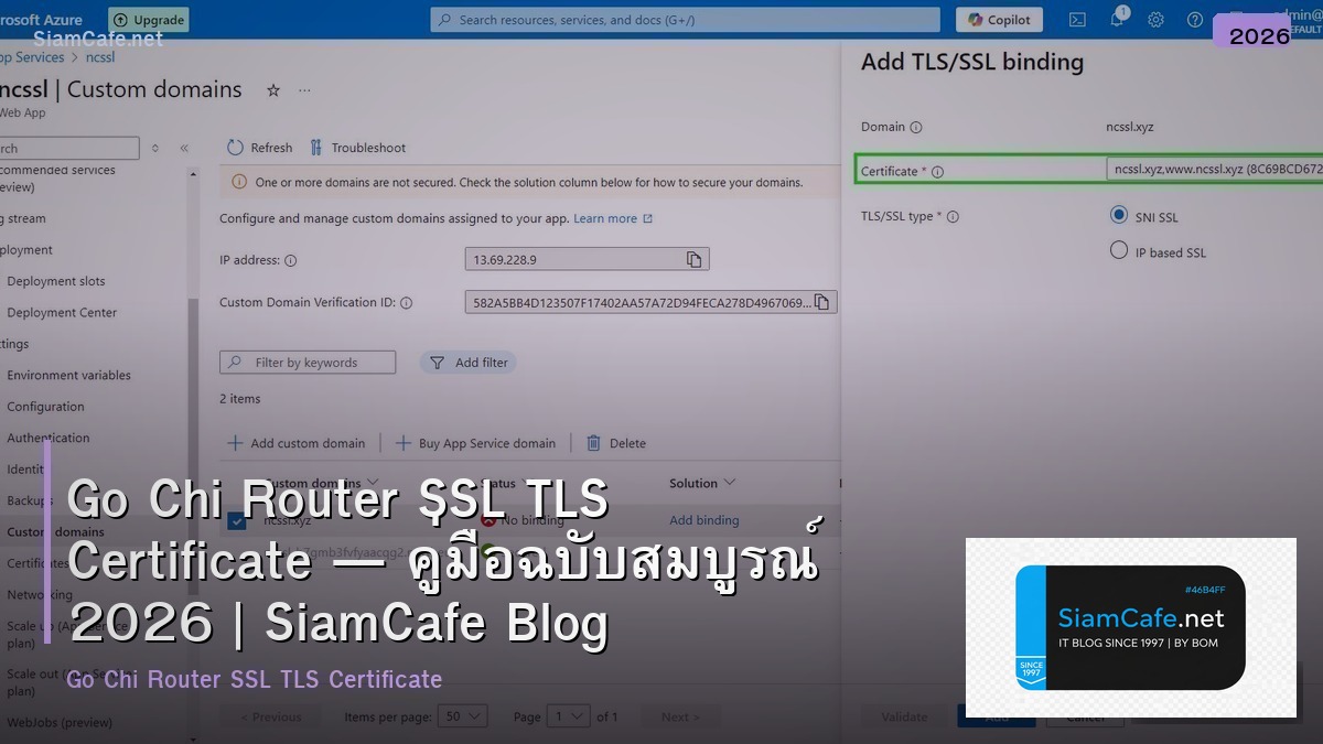 go chi router ssl tls certificate
