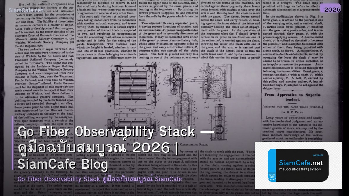 go fiber observability stack