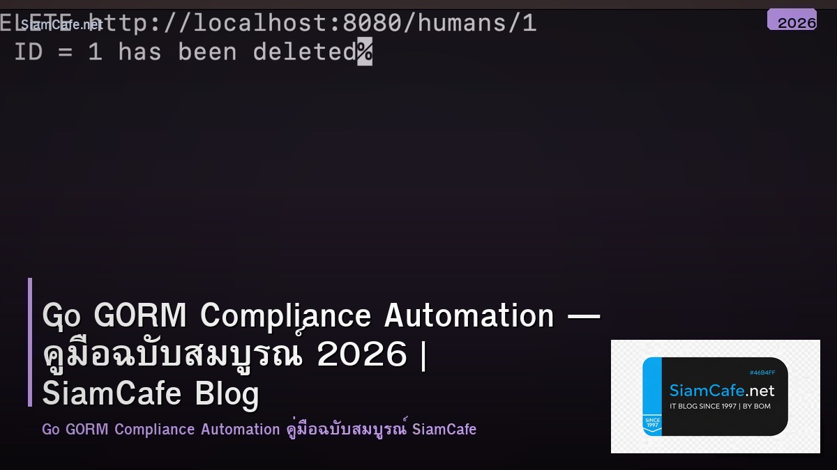 go gorm compliance automation