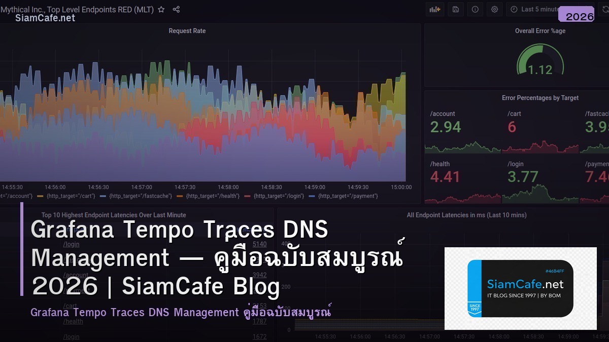 grafana tempo traces dns management