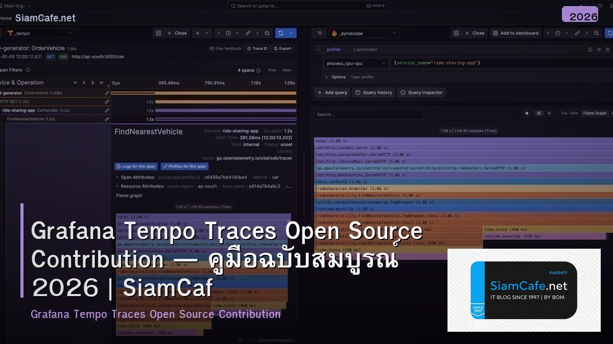grafana tempo traces open source contribution