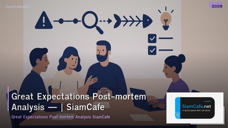 great expectations post mortem analysis