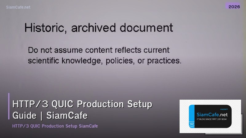 http3 quic production setup guide