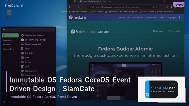 immutable os fedora coreos event driven design