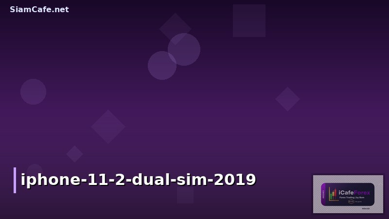 iPhone 11 ใช้ 2 ซิมได้ไหม? คู่มือใช้งาน Dual SIM สำหรับรุ่นปี 2019