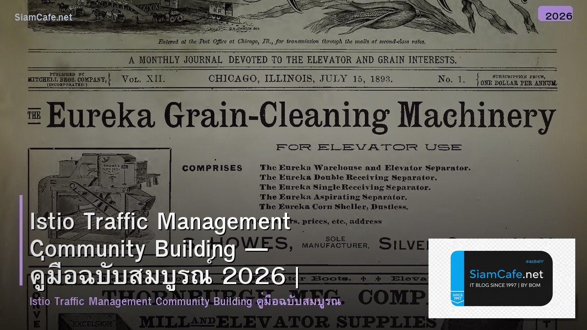 istio traffic management community building