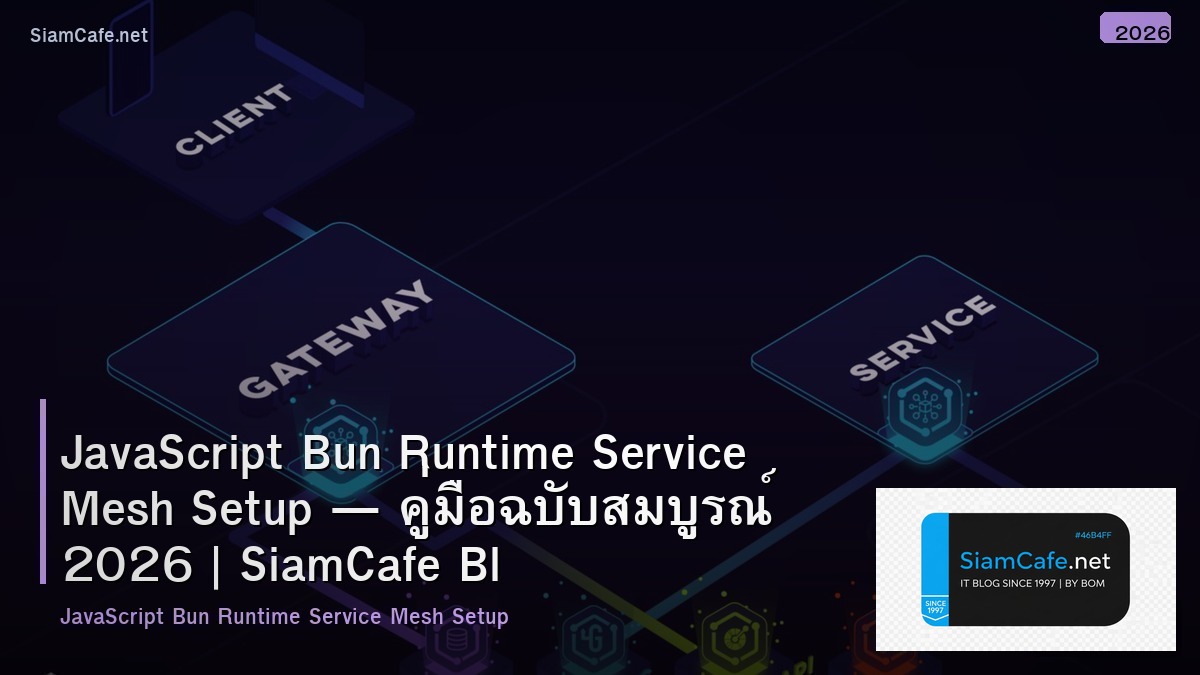 javascript bun runtime service mesh setup