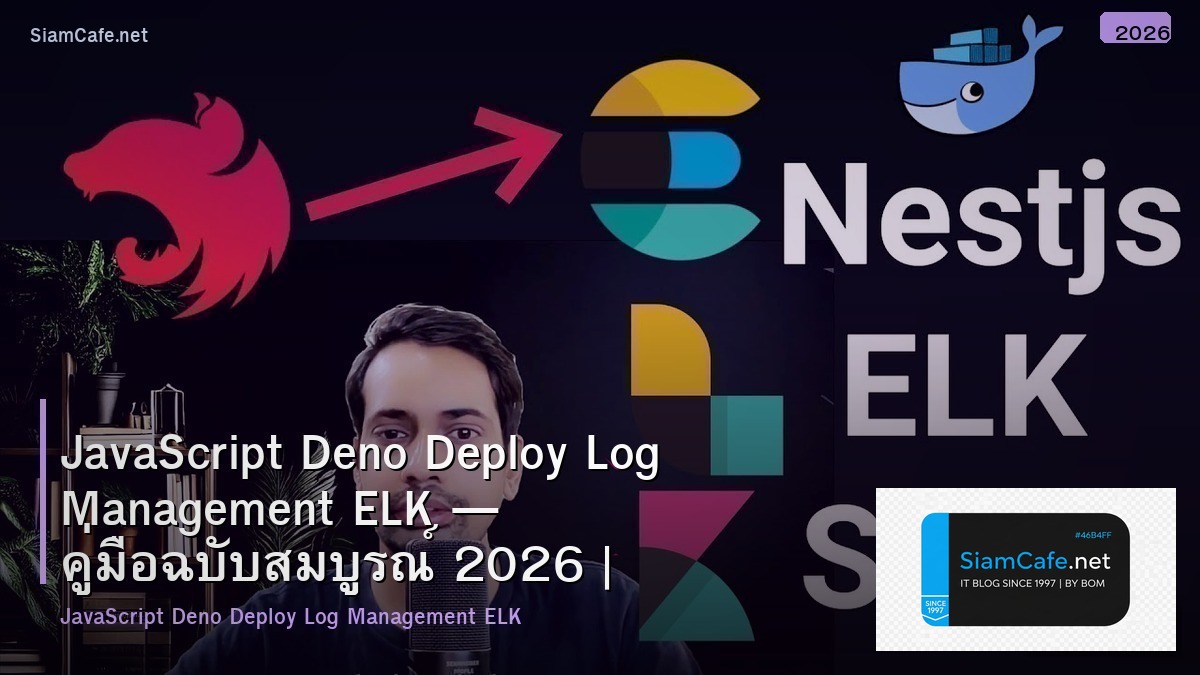 javascript deno deploy log management elk
