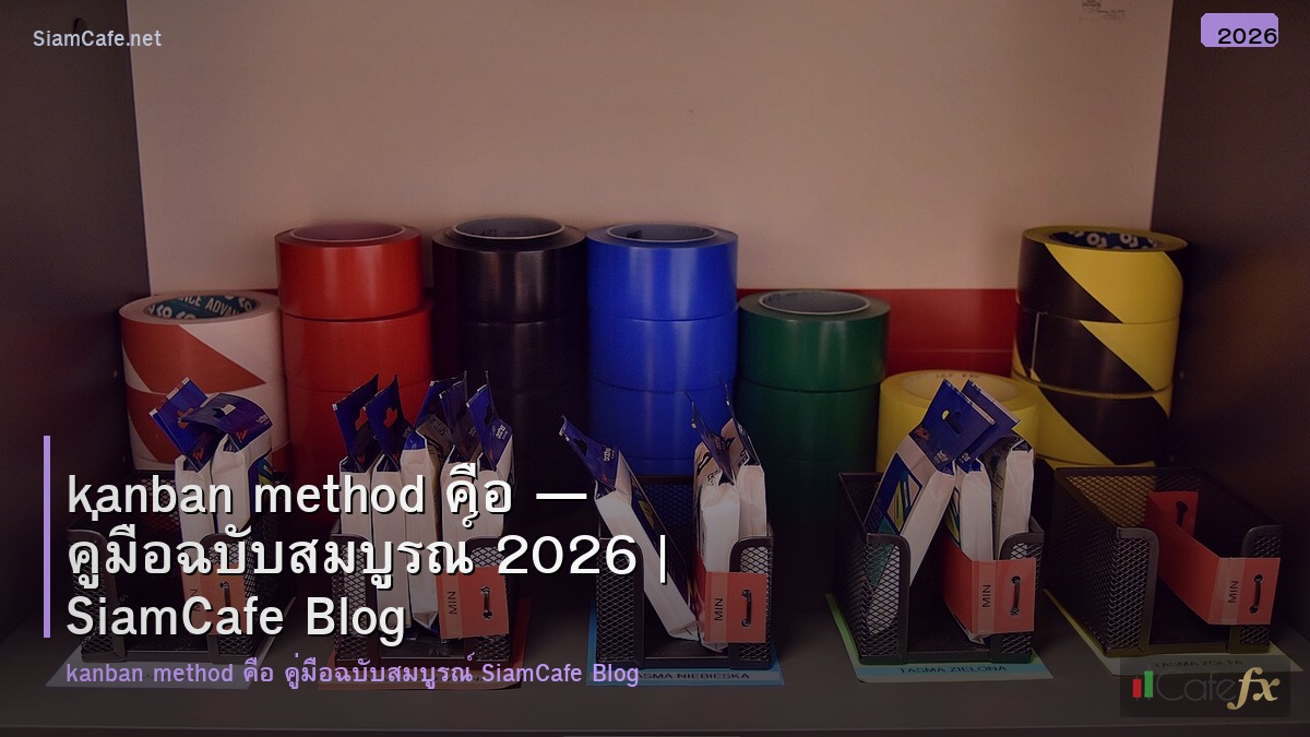 kanban method คอ