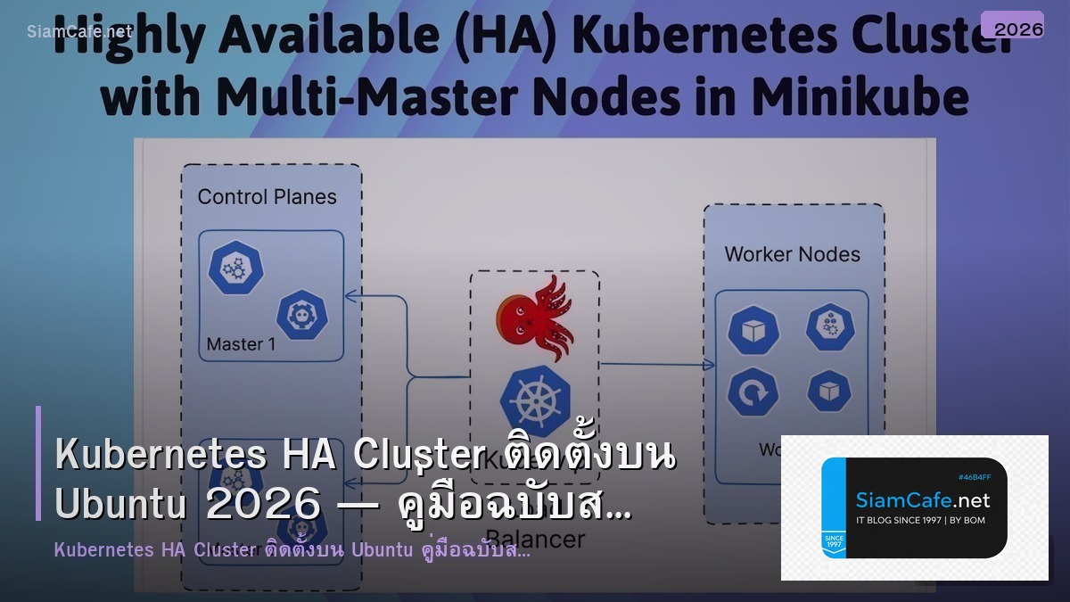 kubernetes ha cluster ubuntu 2026