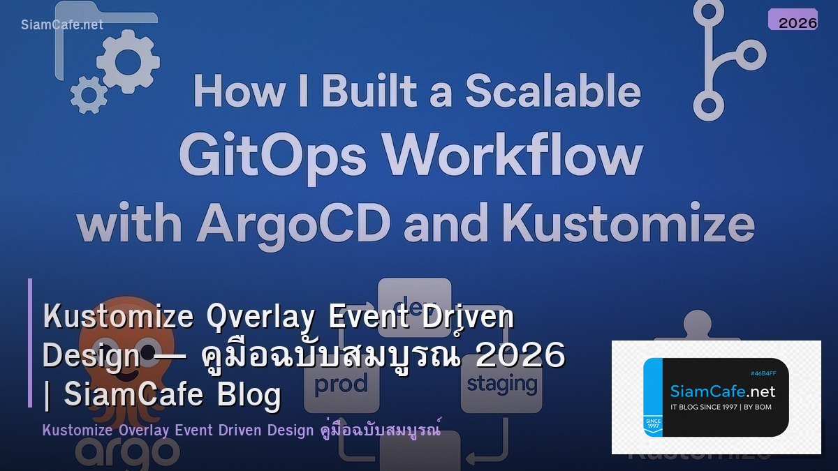 kustomize overlay event driven design