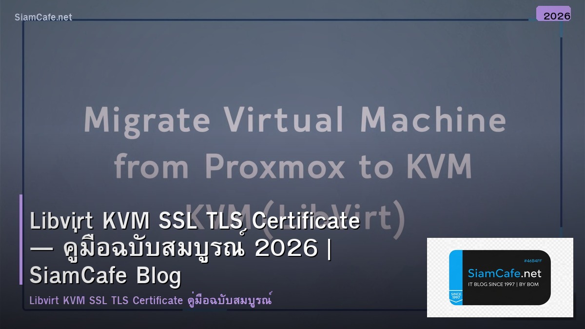 libvirt kvm ssl tls certificate