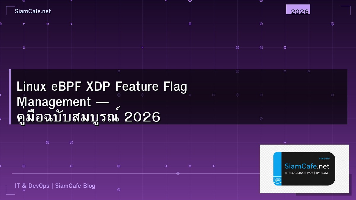 linux ebpf xdp feature flag management