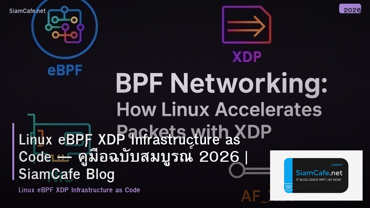linux ebpf xdp infrastructure as code
