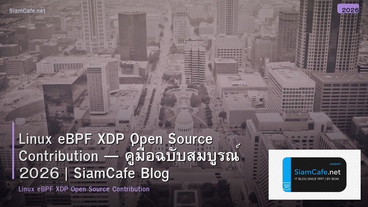 linux ebpf xdp open source contribution