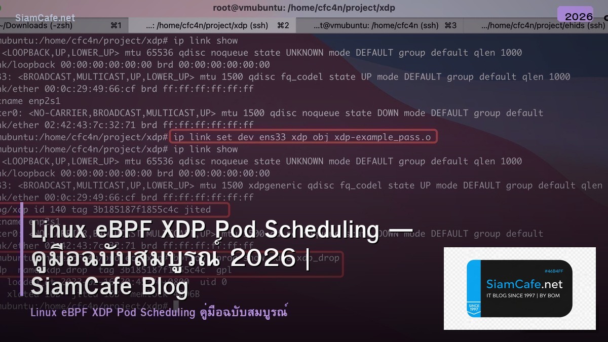 linux ebpf xdp pod scheduling