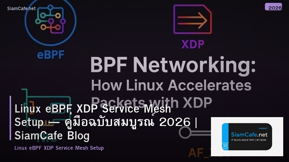linux ebpf xdp service mesh setup