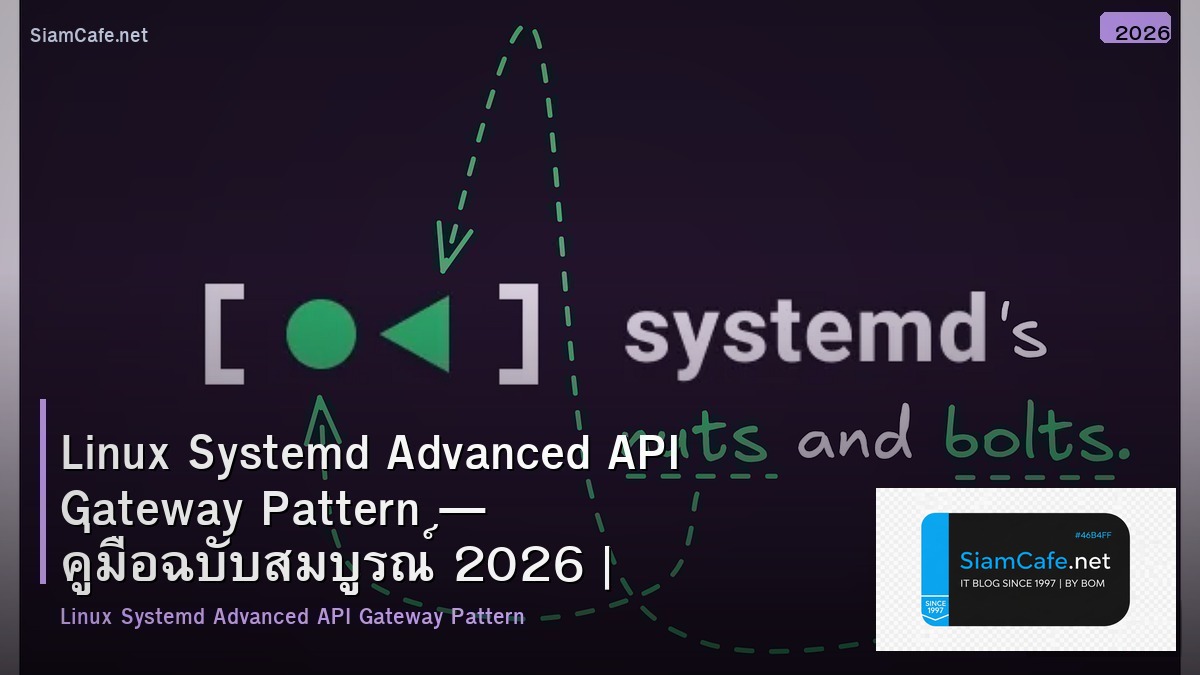 linux systemd advanced api gateway pattern