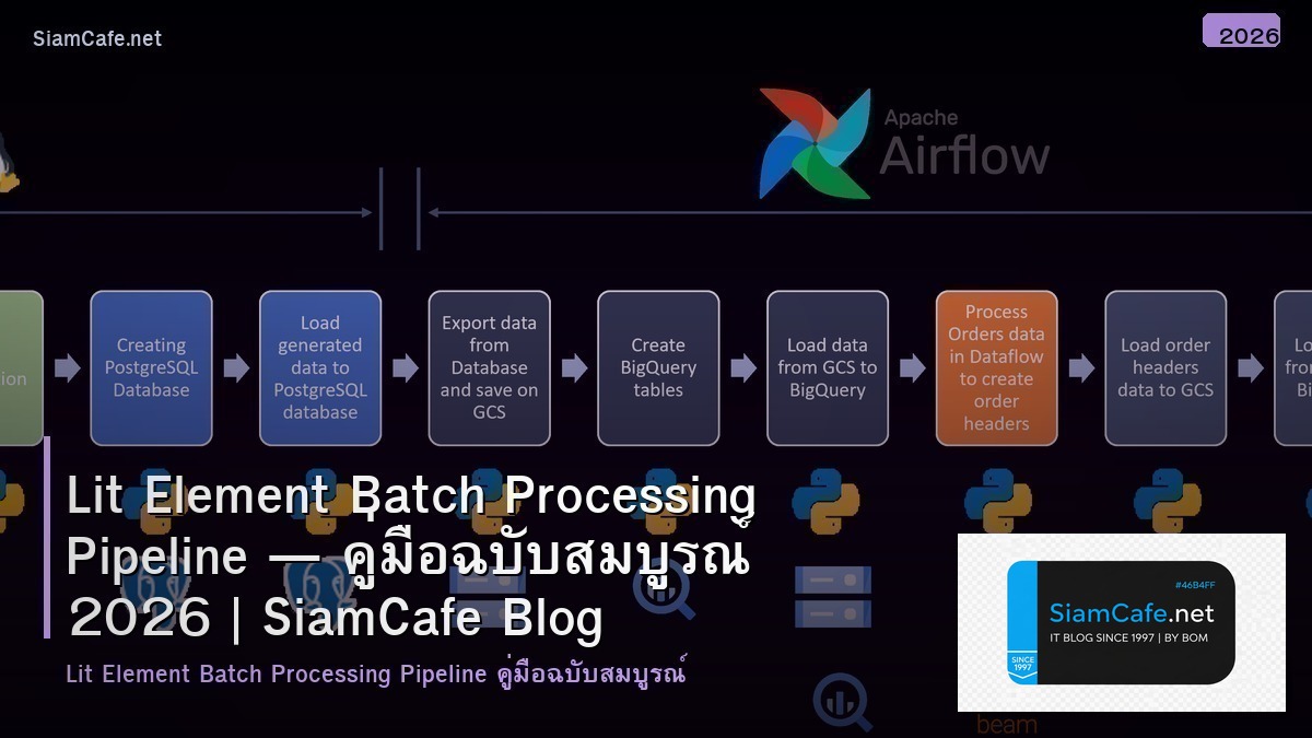 lit element batch processing pipeline