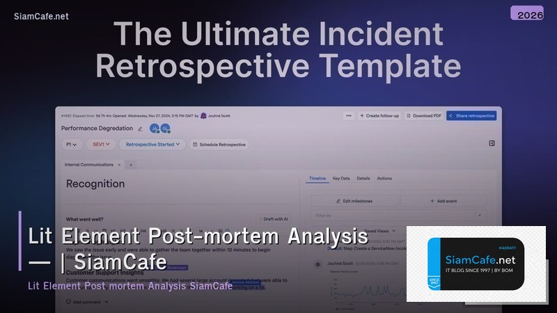 lit element post mortem analysis