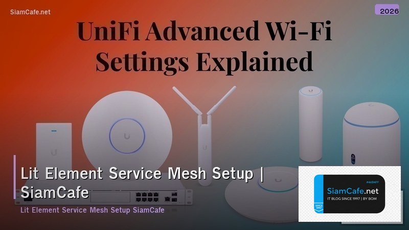 lit element service mesh setup