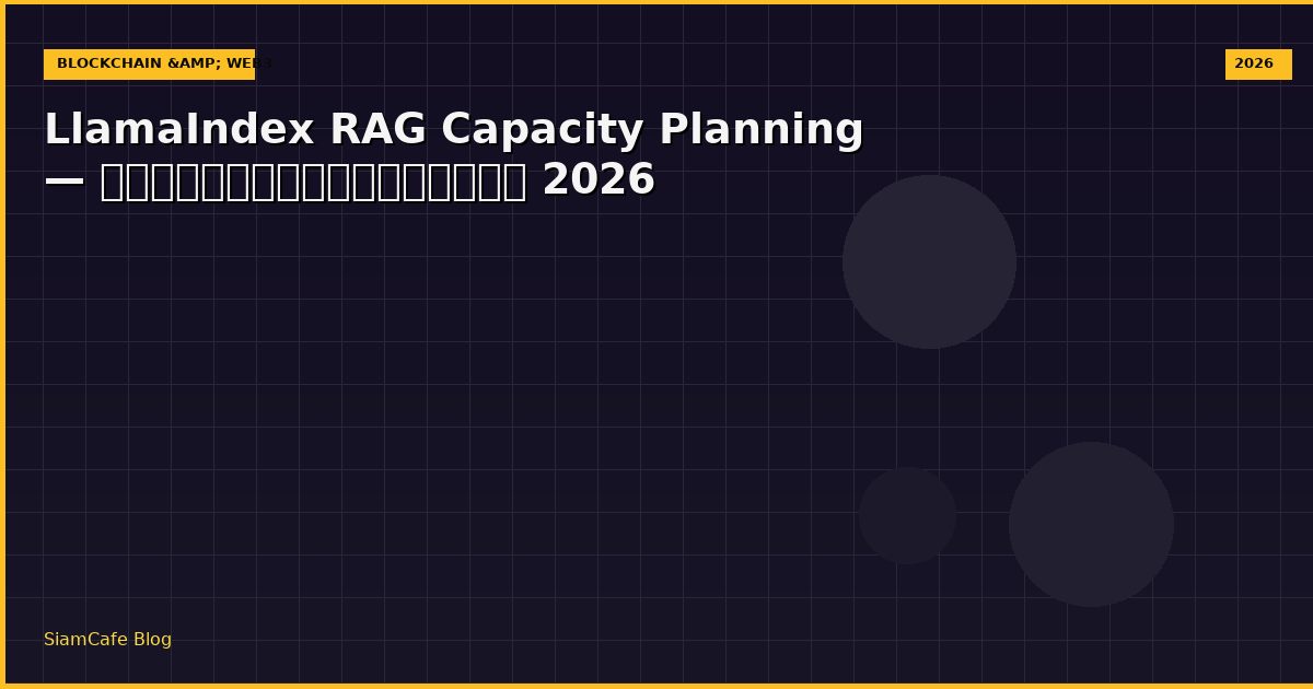 llamaindex rag capacity planning