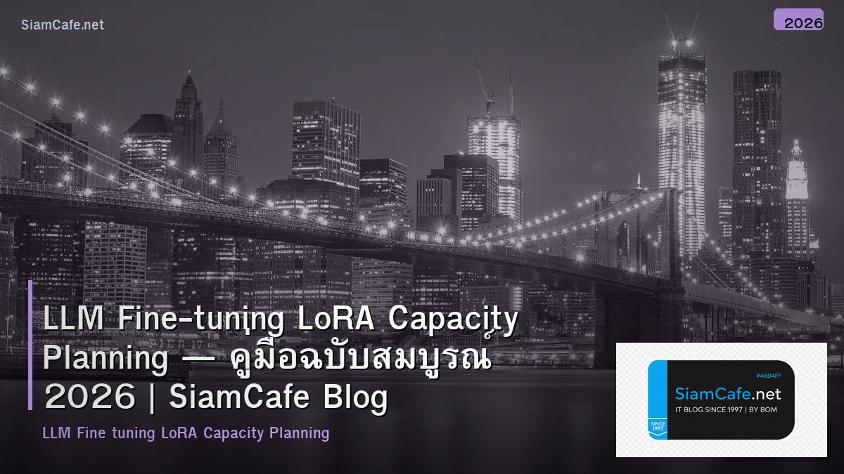 llm fine tuning lora capacity planning
